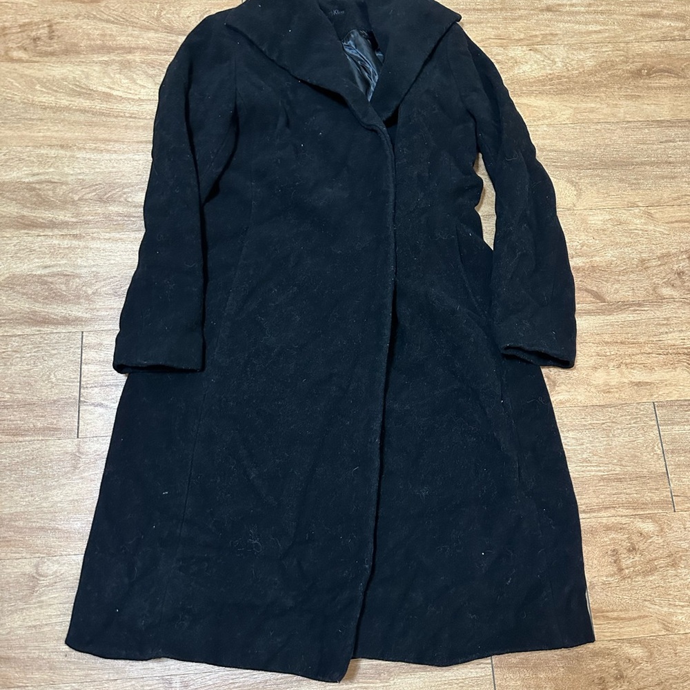 Calvin Klein Classic Black Trench Coat